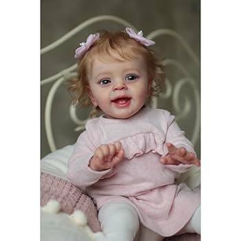 タイムセール♪ リボーンドール　笑顔の女の子☻ Amazon | Meeler リボーンドール 女の子 55cmリアルな 笑顔